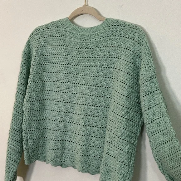 Mint Green Women's Cardigan - Picture 7 of 9